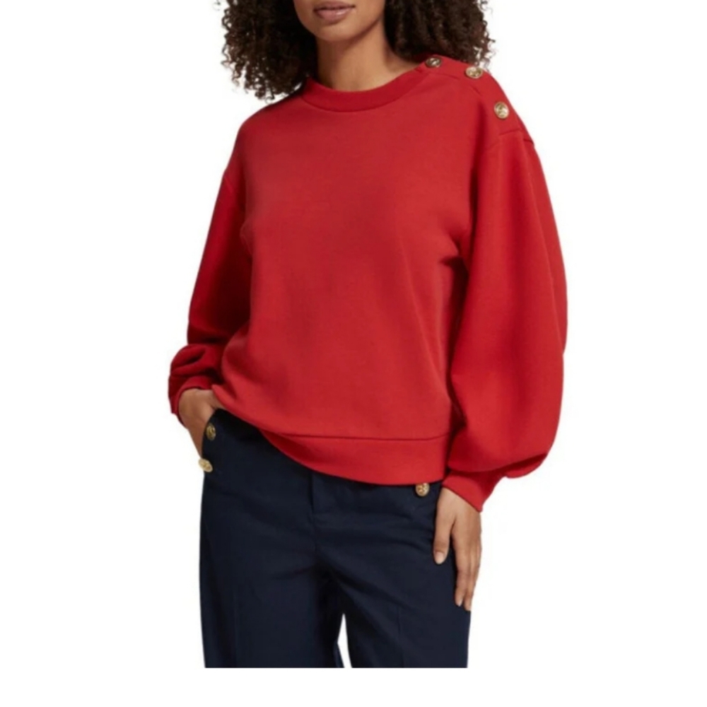 NWT Scotch & Soda women's Sailor Red Sweater in Medium